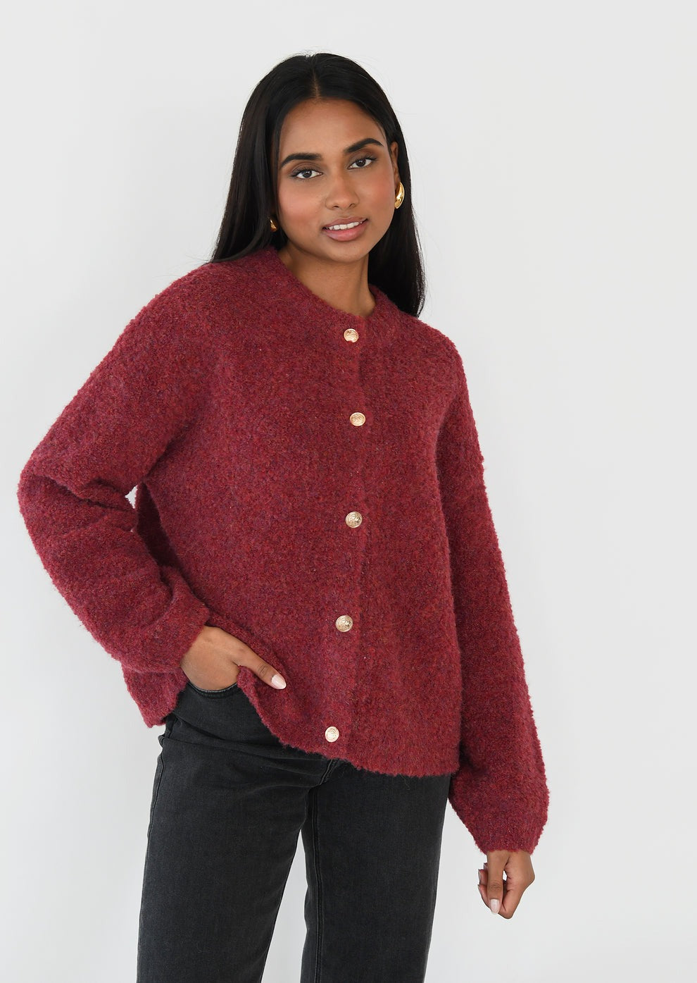 Gilet Douillet en Laine Bouclée