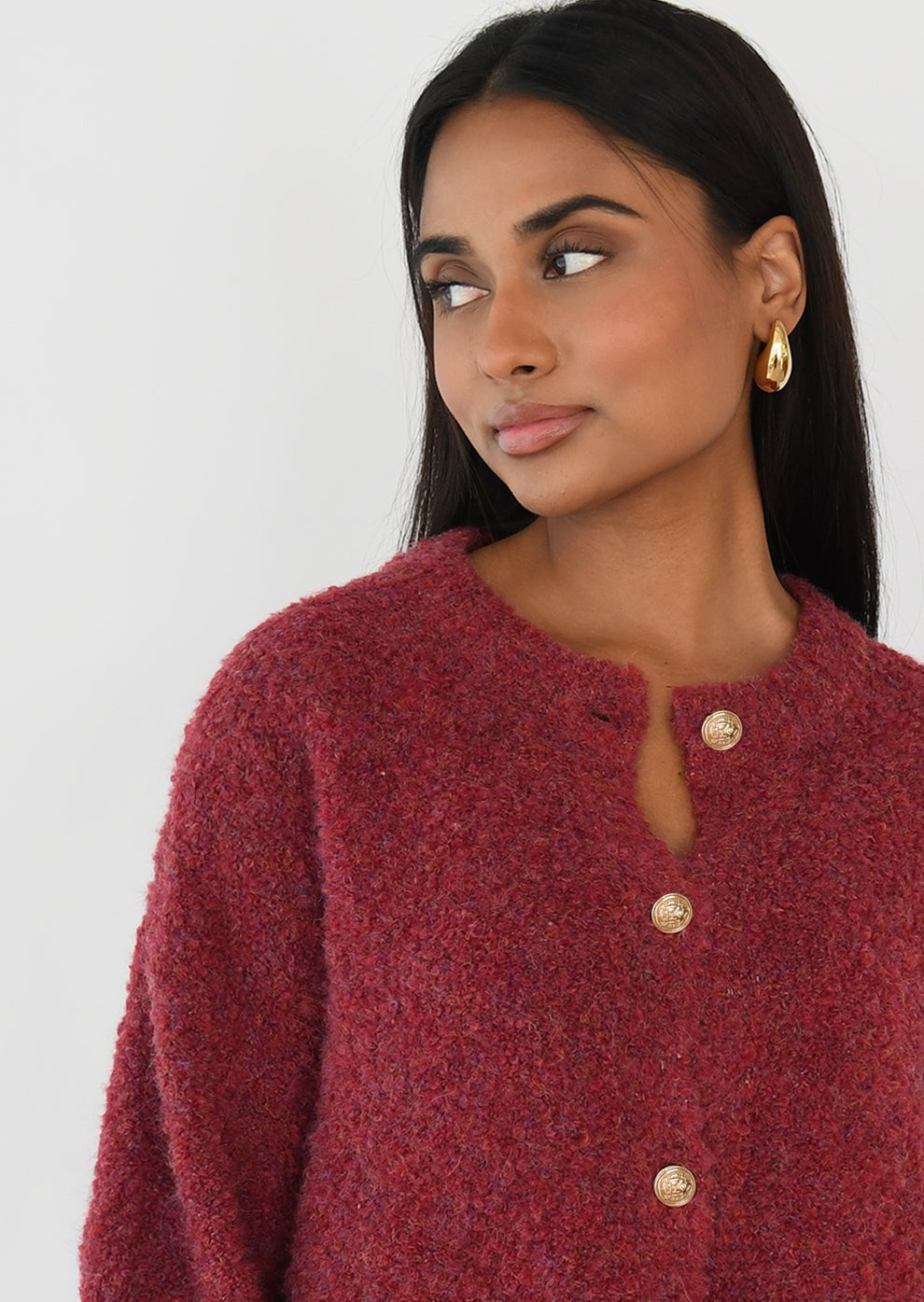 Gilet Douillet en Laine Bouclée
