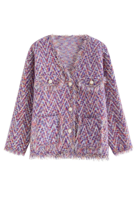 Veste Tissée Bohème Chic